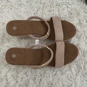 Wedge Sandals Platform Ankle Strap Summer Shoes Size‎ 40